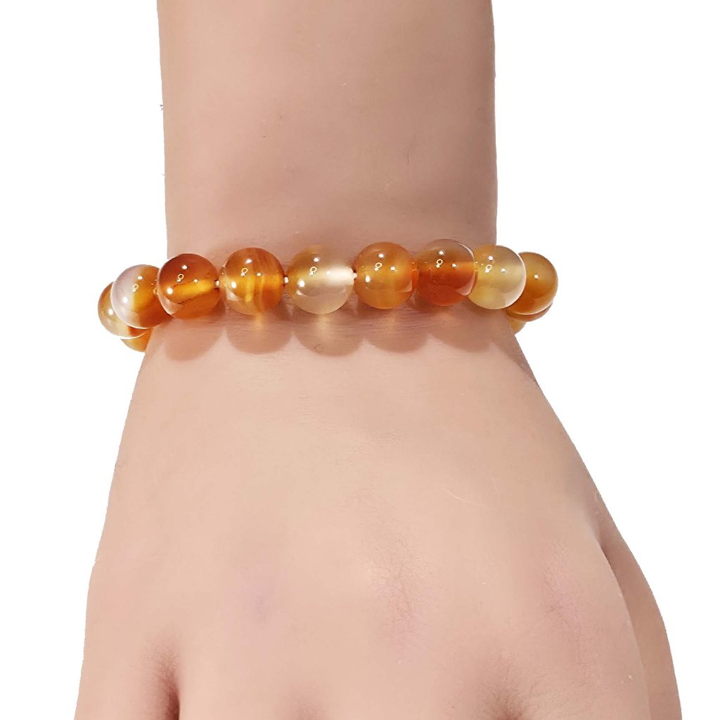 Classic Carnelian Elastic Bracelet 25$